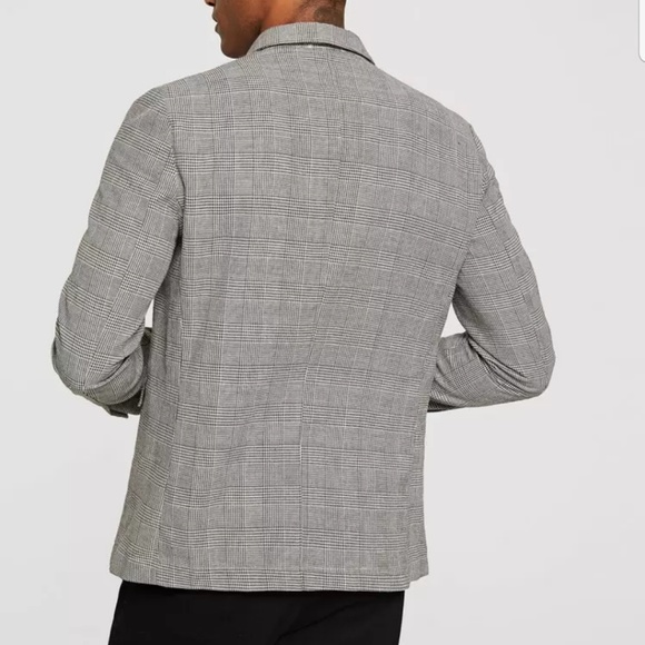 Glamorous Grey Plaid Blazer - Picture 3 of 6